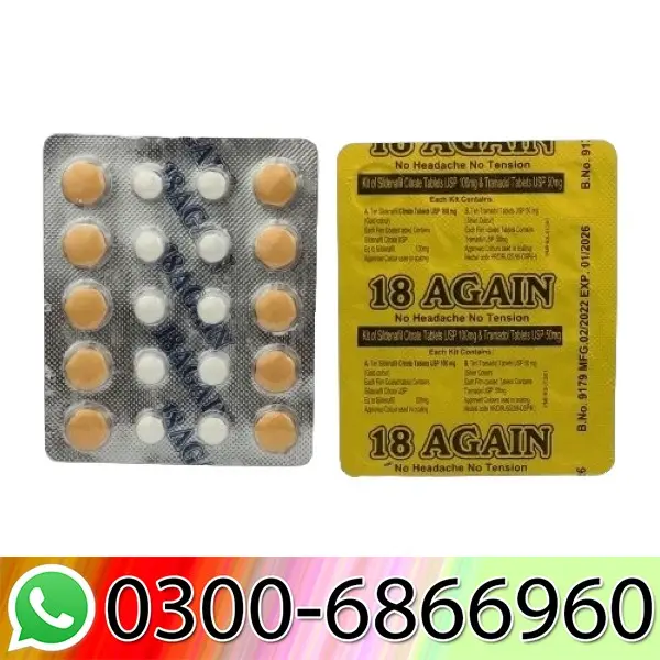 18 Again Sildenafil Citrate Tablets In Pakistan