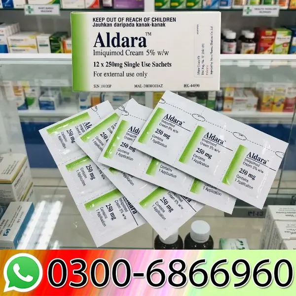 Aldara Cream 12 Sachet Best Price In Pakistan