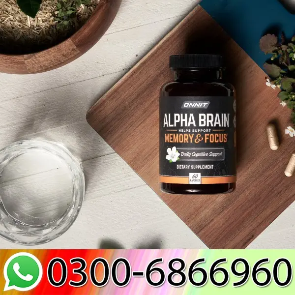 Alpha Brain Memory And Focus 60 Capsules In Pakistan