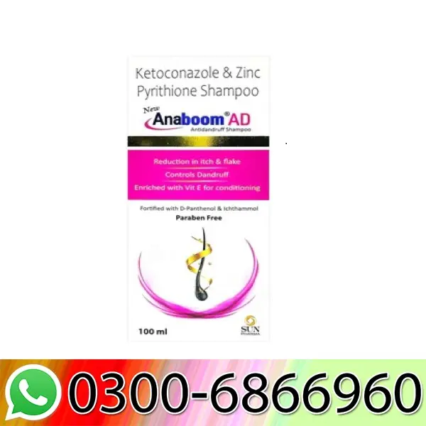 Anaboom AD Anti Dandruff Shampoo In Pakistan