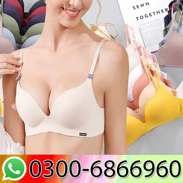 Deep V Padded Non Wired Push up Bra Price In Pakistan