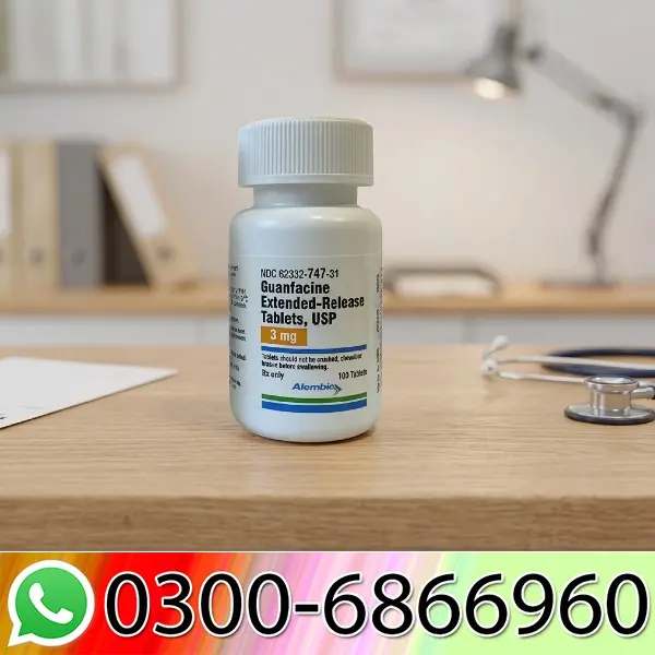 Guanfacine 3mg MR Tablets In Pakistan