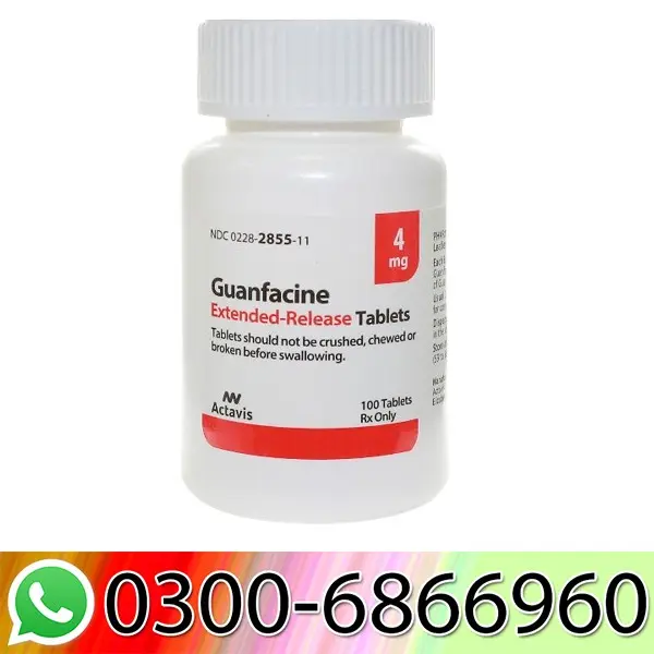 Guanfacine 4mg Tablets Price In Pakistan