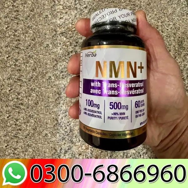 Herba NMN Supplement with Resveratrol – 500mg In Pakistan