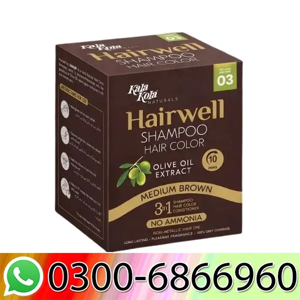 Kala Kola Hairwell Shampoo Hair Color In Pakistan