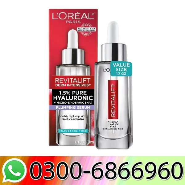 L'Oreal Paris Revitalift 1.5% Pure Hyaluronic Acid Serum In Pakistan