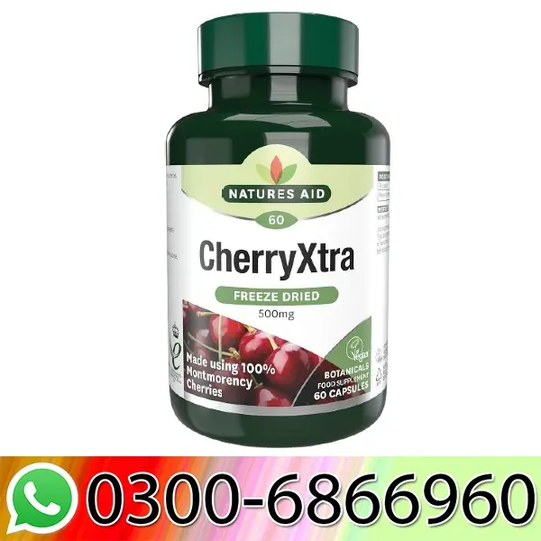 Natures Aid 500mg Cherry Extra 60 Capsules In Pakistan