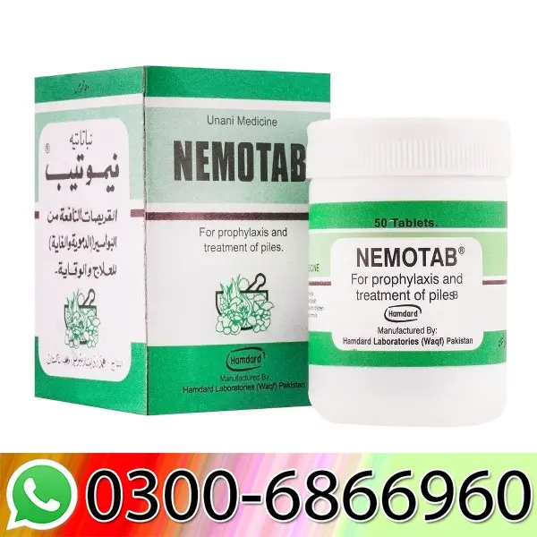 Nemotab 50 Tablets Hamdard In Pakistan