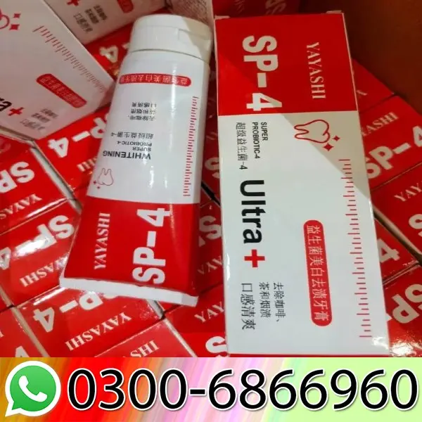 SP4 Toothpaste Ultra Whitening in Pakistan