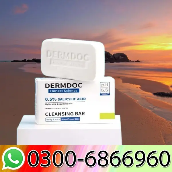 The Derma Co Kojic Acid + Glutathione Daily Syndet Soap