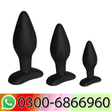 3pc Silicone Anal Plug Training Set in Pakistan