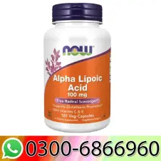 Alpha Lipoic Acid 100 mg 60 Veg Capsules in Pakistan