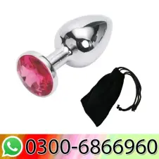 Hmx Plus Pink Jeweled Beginners Butt Plug In Pakistan