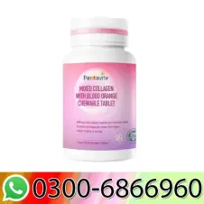 Pentavite Mixed Collagen with Blood Orange Chewable Tablet In Pakistan