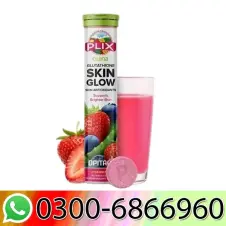 Plix The Plant Fix Glutathione Strawberry Effervescent Tablets With 500Mg L-Glutathione in Pakistan