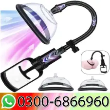 Pussy Pump with 2 Clitoris Nipple Suckers Set In Pakistan