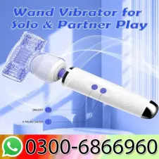 Vibrator Wand Massager With Male Masturbator Attachment Sex Toys In Pakistan
