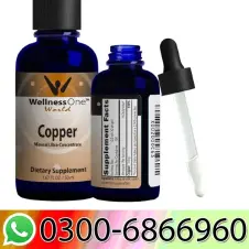 WellnessOne Liquid Copper Supplements - Mineral Ultra Concentrate In Pakistan