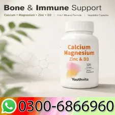 Youthvita Calcium Magnesium Zinc Vitamin D3 Capsules Price In Pakistan