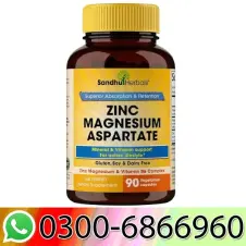 Zinc Magnesium Aspartate Supplement 90 Capsules In Pakistan