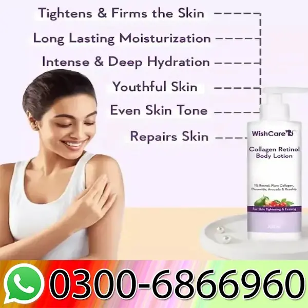 WishCare Collagen Retinol Body Lotion In Pakistan